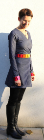 E-Book Ki-Ba-Doo Basic Wrapped Dress Woman, german