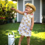 Patron robe enfant pdf Zauberhaftes Wendekleid Knopf und Nadel, en allemand