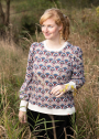 E-book Konfetti Patterns dameshoodie Inge, Duits