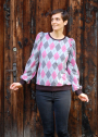 E-book Konfetti Patterns dameshoodie Inge, Duits