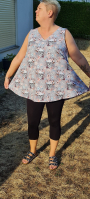 E-Book Küstenschnitt Dames Shirt met ritssluiting Sontje Curvy, duits