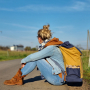 E-Book LaLilly Herzileien Rolltop-Rucksack 