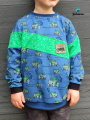 Ebook patron sweat-shirt enfant Lil Stripes Lilelle Datoine, en allemand