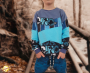 Ebook patron sweat-shirt enfant Lil Stripes Lilelle Datoine, en allemand