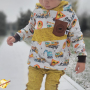 Ebook patron sweat-shirt enfant Lil Stripes Lilelle Datoine, en allemand