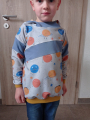 Ebook patron sweat-shirt enfant Lil Stripes Lilelle Datoine, en allemand