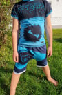 Ebook patron pantalon court enfant LillyLio Lilelle Datoine, taille 98-176, en allemand