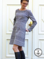 E-Book Lillesol & Pelle Jersey Dress with Boat Neck Woman, german