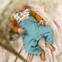 Patron combinaison bébé pdf Muckelig Lotte & Ludwig, en allemand
