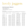 Patron pantalon / short enfant pdf lovely joggers Mini LovelySewDesign, en allemand