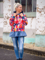 Patron sweat-shirt oversize femme pdf Lovely Lady LovelySewDesign, en allemand