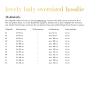 Patron sweat-shirt oversize femme pdf Lovely Lady LovelySewDesign, en allemand