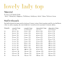E-book LovelySewDesign Lovely Lady Top A0/beamerversie, Duits