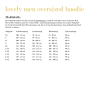 E-book LovelySewDesign Lovely Men Oversized Hoodie, Duits
