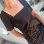 E-book LovelySewDesign Shirt/Pullover lovely neckline wonder Dames A0/beamer-versie, Duits