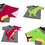 E-Book Luanimals Dino David T-Shirt Kids, german
