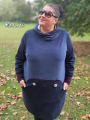 E-Book Lumali Hoodie - Kleid Knopfliebe Curvy, duits