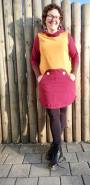E-Book Lumali Hoodie - Kleid Knopfliebe Curvy, duits