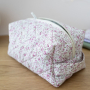 Patron trousse de toilette / de maquillage pdf Boxy Quilt Make it yours, en français