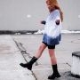 E-book Make it yours Oversized Sweat Jurk / Sweater, Duits