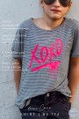 Ebook patron t-shirt enfant Deine Cara Meine Herzenswelt, en allemand