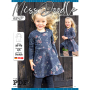Ebook patron robe enfant Sari Miss Doodle H1023, en français