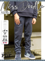 Patron pantalon enfant pdf Djaro Miss Doodle H1065, en français