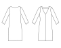 Patron robe femme pdf Margot Miss Doodle H1069, en français