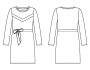 Patron robe enfant pdf Emilia Miss Doodle H1074, en français