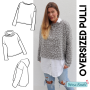 E-Book MiToSa-Kreativ Oversized Pulli Damen, duits
