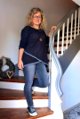 E-book MiToSa-Kreativ Shabby Asymmetrie Hoodie Damen, Duits