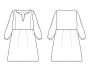 Patron robe femme pdf Dounia My Image S1281, en français