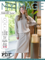 E-book My Image S301 Set Dames Pullover + Rok Davina, Nederlands