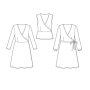 E-Book Nähfrosch Damen Wickelkleid GAYA, german
