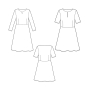 E-Book Nähfrosch Damenkleid KINI, german