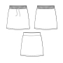 E-Book Nähfrosch Kinder Rock mit Shorts CERGAS, german