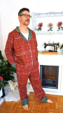 E-Book Nähfrosch Pyjama Tidur Erwachsene Unisex, duits