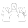 E-Book Nähfrosch Wickelkleid GAYA Kids, german