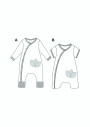Ebook patron combinaison bébé Lisa Patternforkids, en allemand