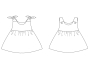 Ebook patron robe bébé Lipsia Patternforkids, en allemand