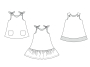 Ebook patron robe enfant Tunika Steffi & Siena Patternforkids, en allemand