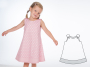 Ebook patron robe enfant Tunika Steffi & Siena Patternforkids, en allemand