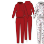 Patron sweat-shirt / pantalon de jogging femme pdf Loungewear PrimaRimma, en allemand/en anglais