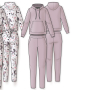 Patron sweat-shirt / pantalon de jogging femme pdf Loungewear PrimaRimma, en allemand/en anglais