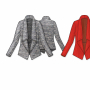 Patron veste femme pdf Viola PrimaRimma, en allemand et anglais