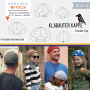 Patron casquette enfant, femme & homme pdf Klabauter Kappe Rabaukowitsch, en allemand