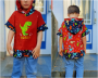 Patron t-shirt oversized enfant pdf AlldayDude Rosalieb & Wildblau, en allemand