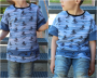 Patron t-shirt oversized enfant pdf AlldayDude Rosalieb & Wildblau, en allemand
