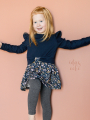 Ebook patron supplément sweat long enfant Girly Schleiferlwerk, taille 110- 158, en allemand