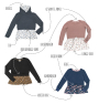 E-Book Schleiferlwerk Shirt Damen Girly Sweater Klassisch, duits